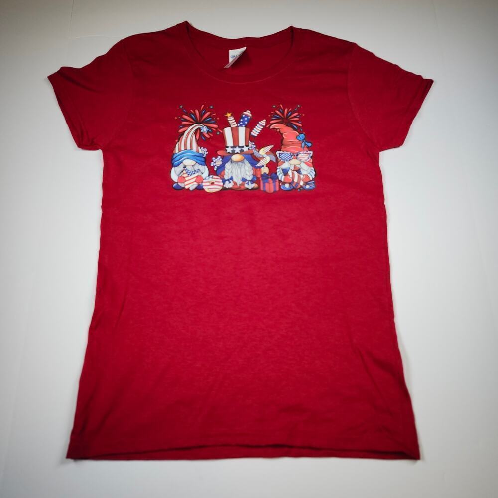 Independence Day Gnomes T-Shirt Size S